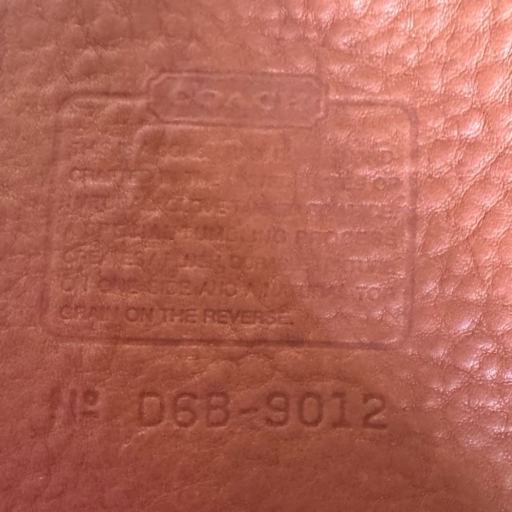 ❤️SOLD❤️Vintage Coach Russet Berkeley Drawstring 9012 - Picture 8 of 10
